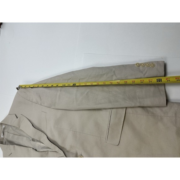 Michael Kors Mens Classic fit Sport Coat Blazer 36‎ R Beige Tan - Picture 5 of 9